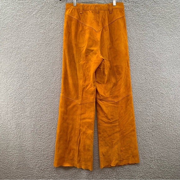 Vintage 70's Bakalli Genuine Suede Leather Pants - Picture 15 of 16